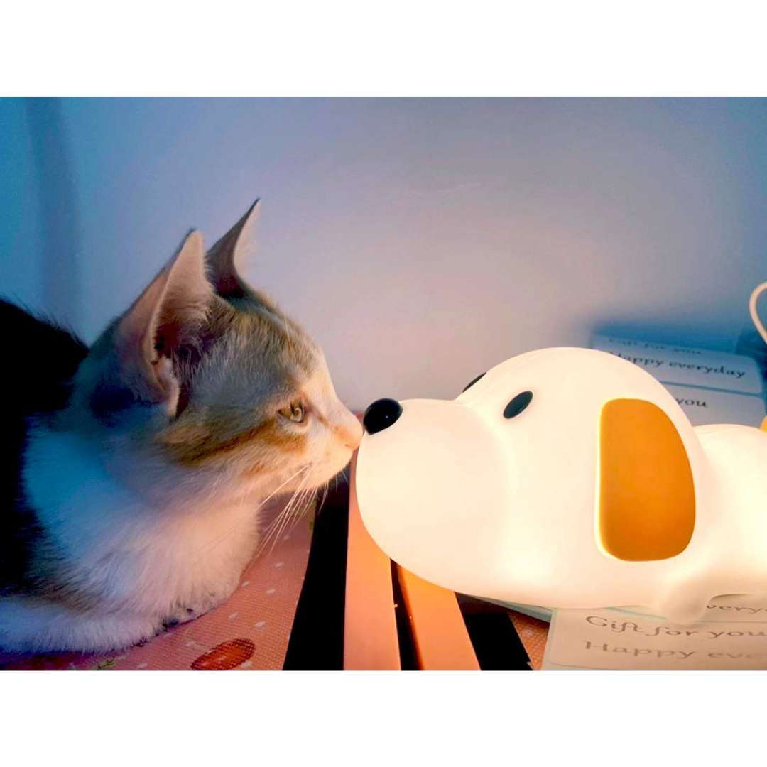 Silicone Puppy Dog Night Lamp