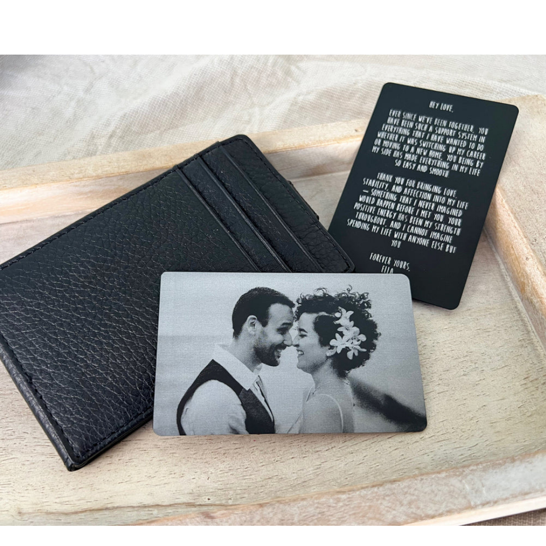 Customized Wallet Card – A Pocket-Sized Memory