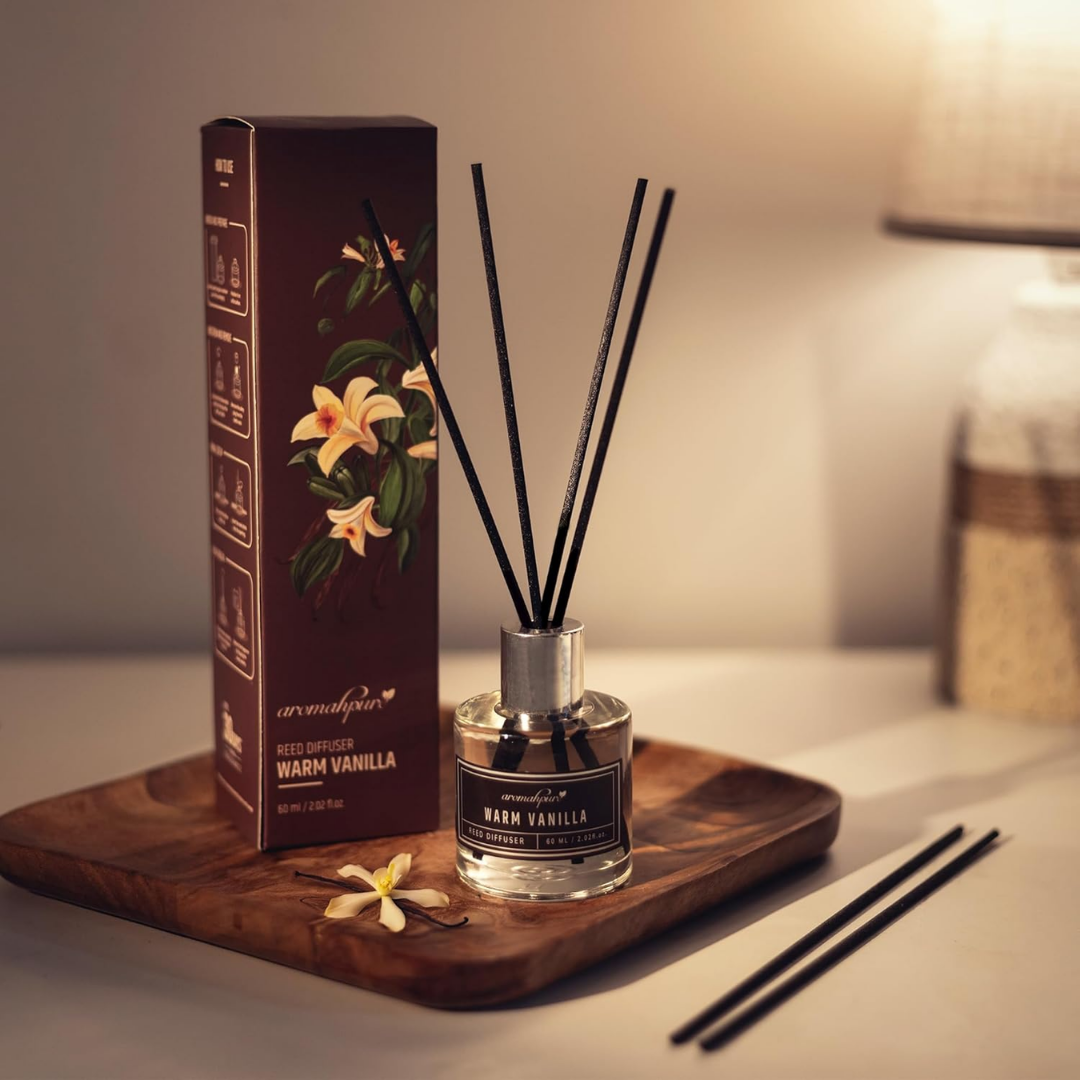 Aromahpure Premium Reed Diffuser – Vanilla