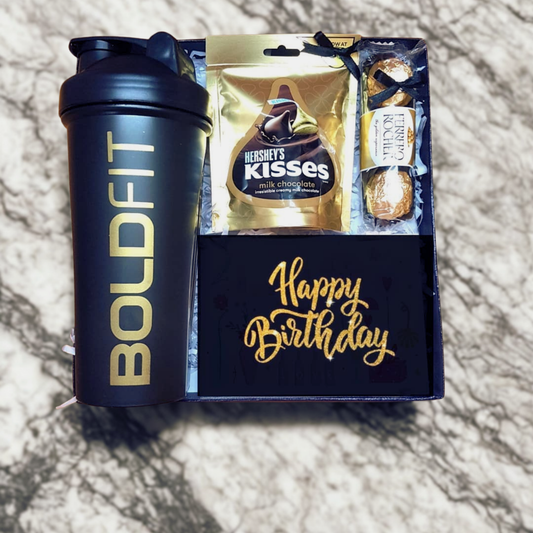 Bold & Gold Birthday Box