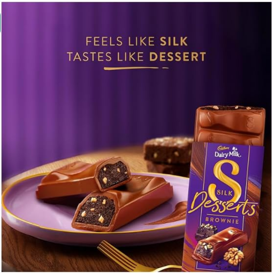 Cadbury Dairy Milk Silk Desserts – Walnut Brownie