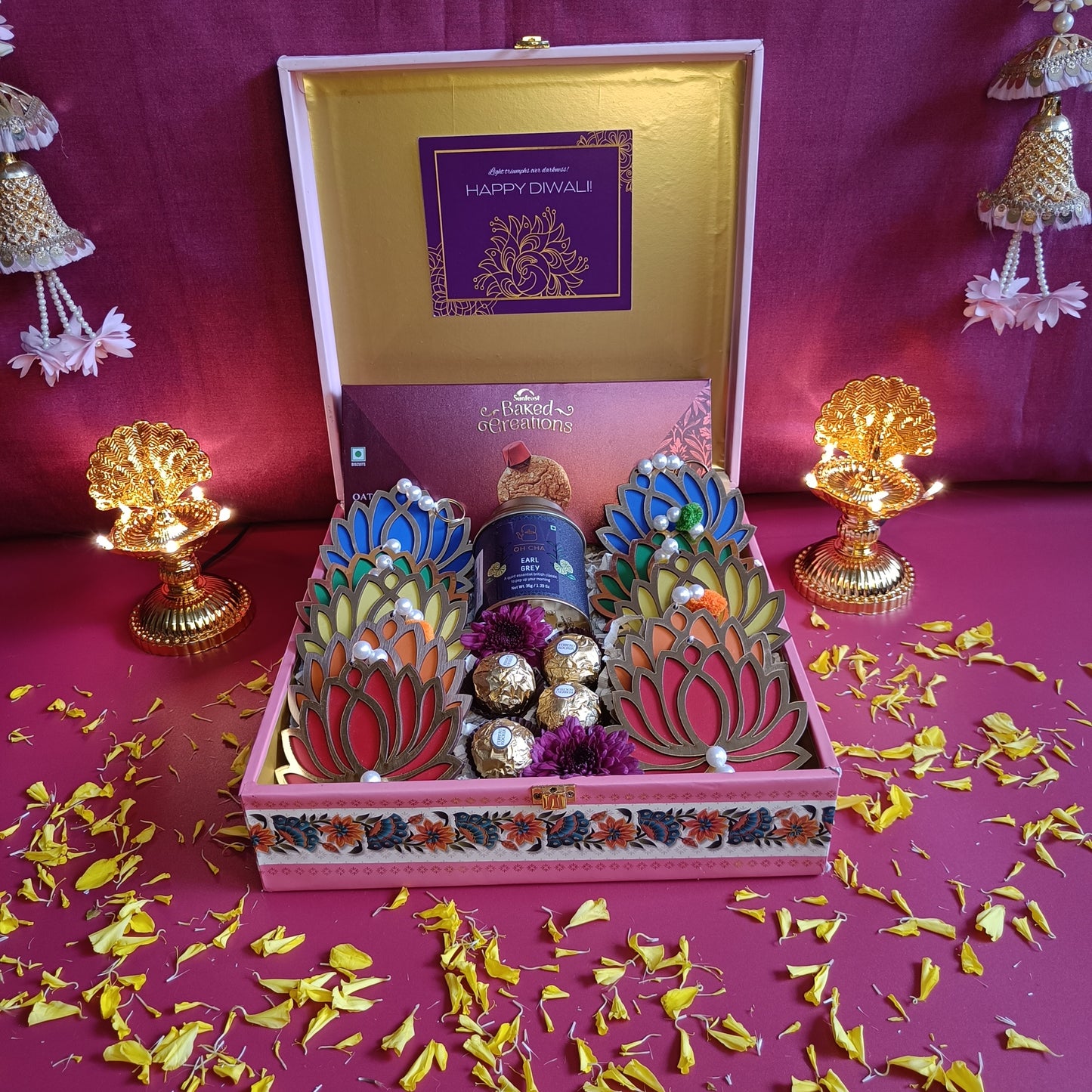 Lotus Luxe Diwali Hamper – Premium Festive Gift Box