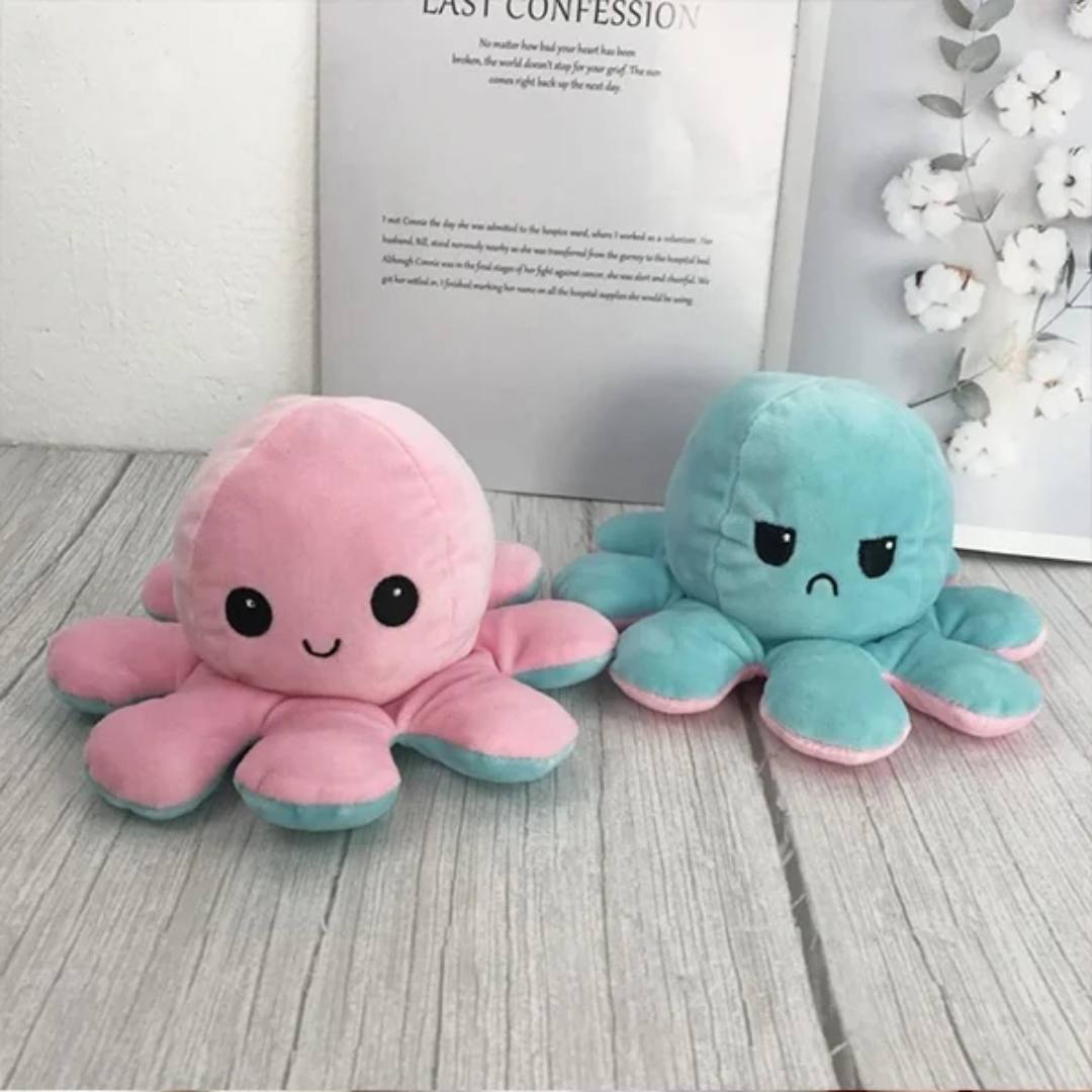 Storio Reversible Octopus Plushie