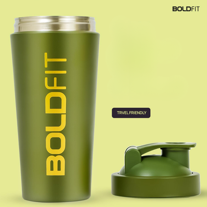 Boldfit Stainless Steel Gym Shaker Bottle