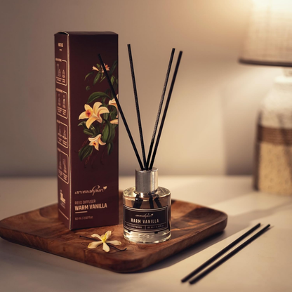 Aromahpure Premium Reed Diffuser – Vanilla