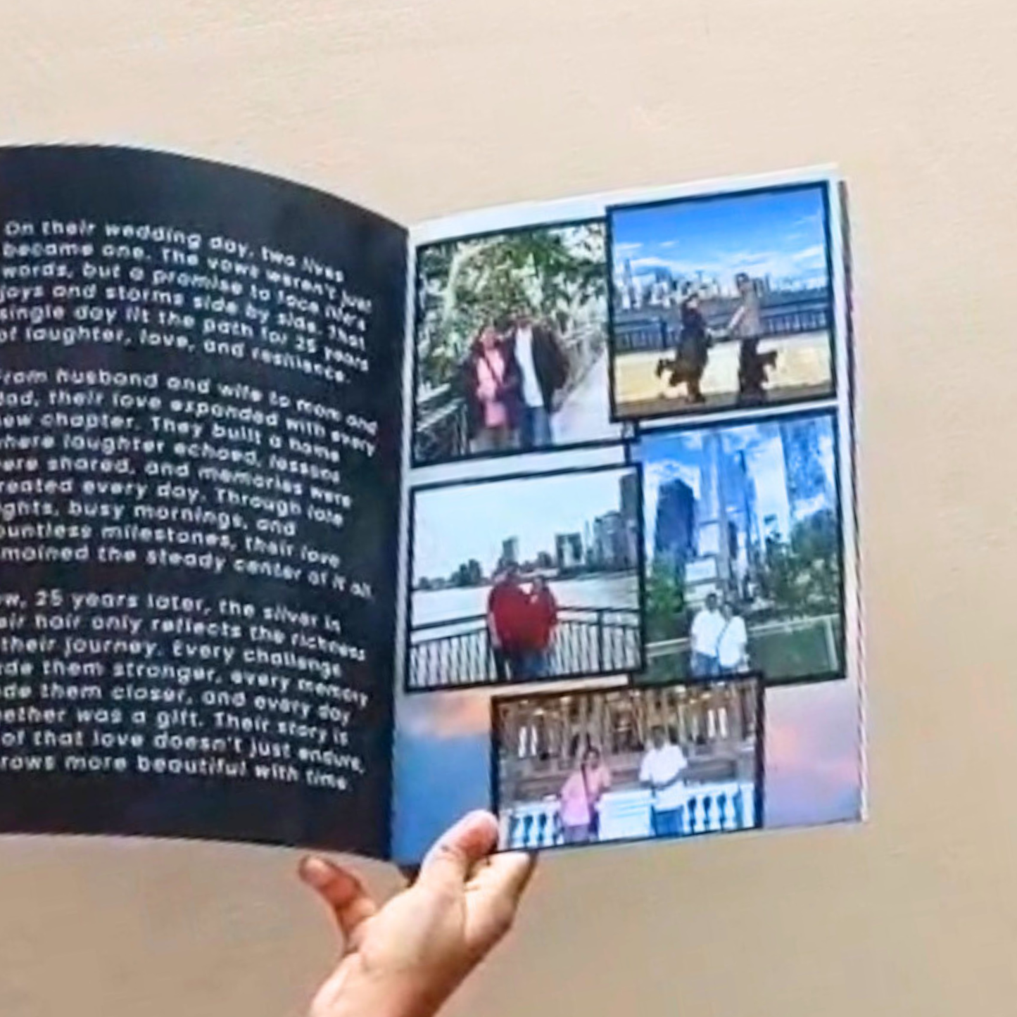 Personalized Anniversary Magazine – Custom Love Story Keepsake with Photos & Messages