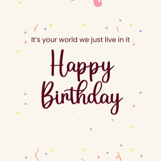 Birthday Bash Sleeve - Happy Birthday !