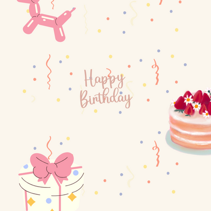 Birthday Bash Sleeve - Happy Birthday !