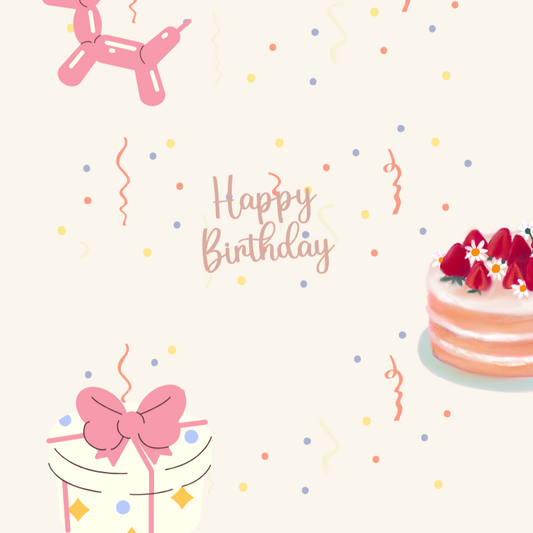 Birthday Bash Sleeve - Happy Birthday !