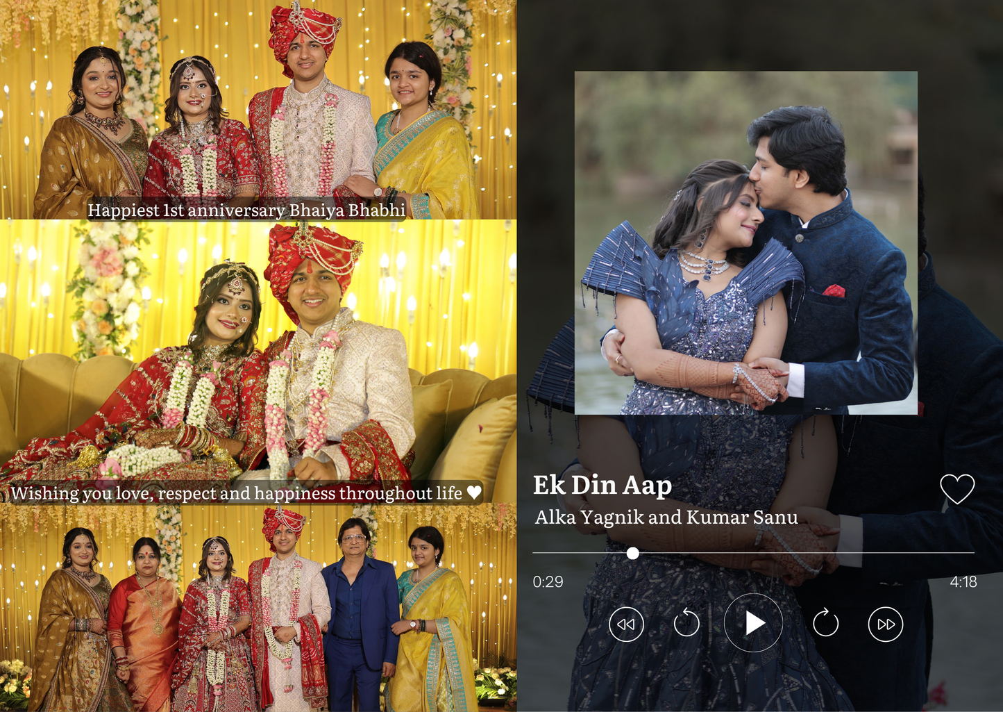 Forever Together Anniversary Magazine | Personalized Gift for Bhaiya & Bhabhi