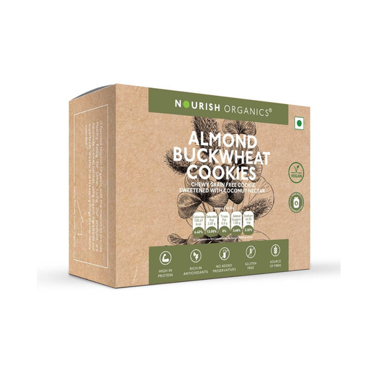 Nourish Organics Almond Buckwheat Cookies