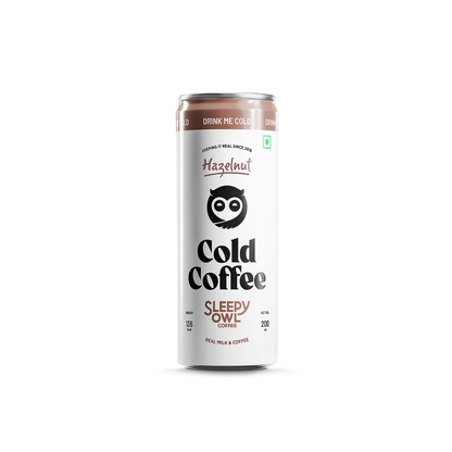 Sleepy Owl Hazelnut Cold Coffee