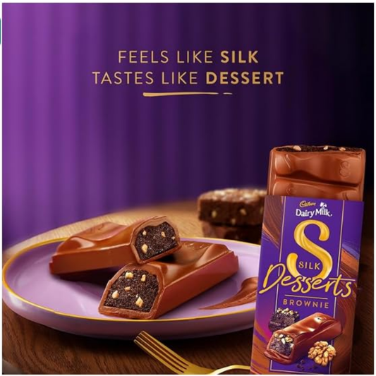 Cadbury Dairy Milk Silk Desserts – Walnut Brownie