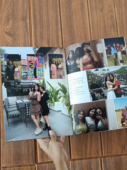 Custom Birthday Magazine with 15–20 photos and personalised messages. Perfect for milestone birthdays, friends, partners, and memorable keepsakes.