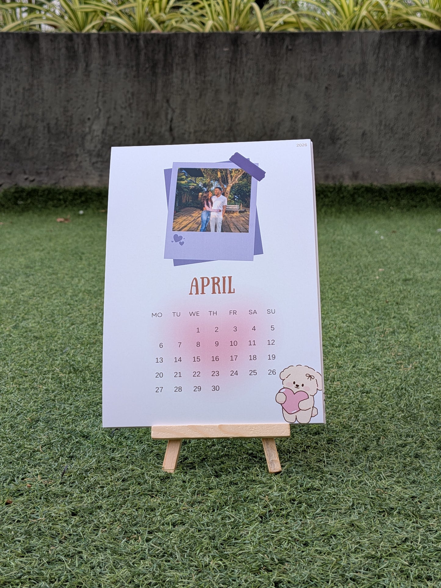 Couple Personalised Calendar 2026