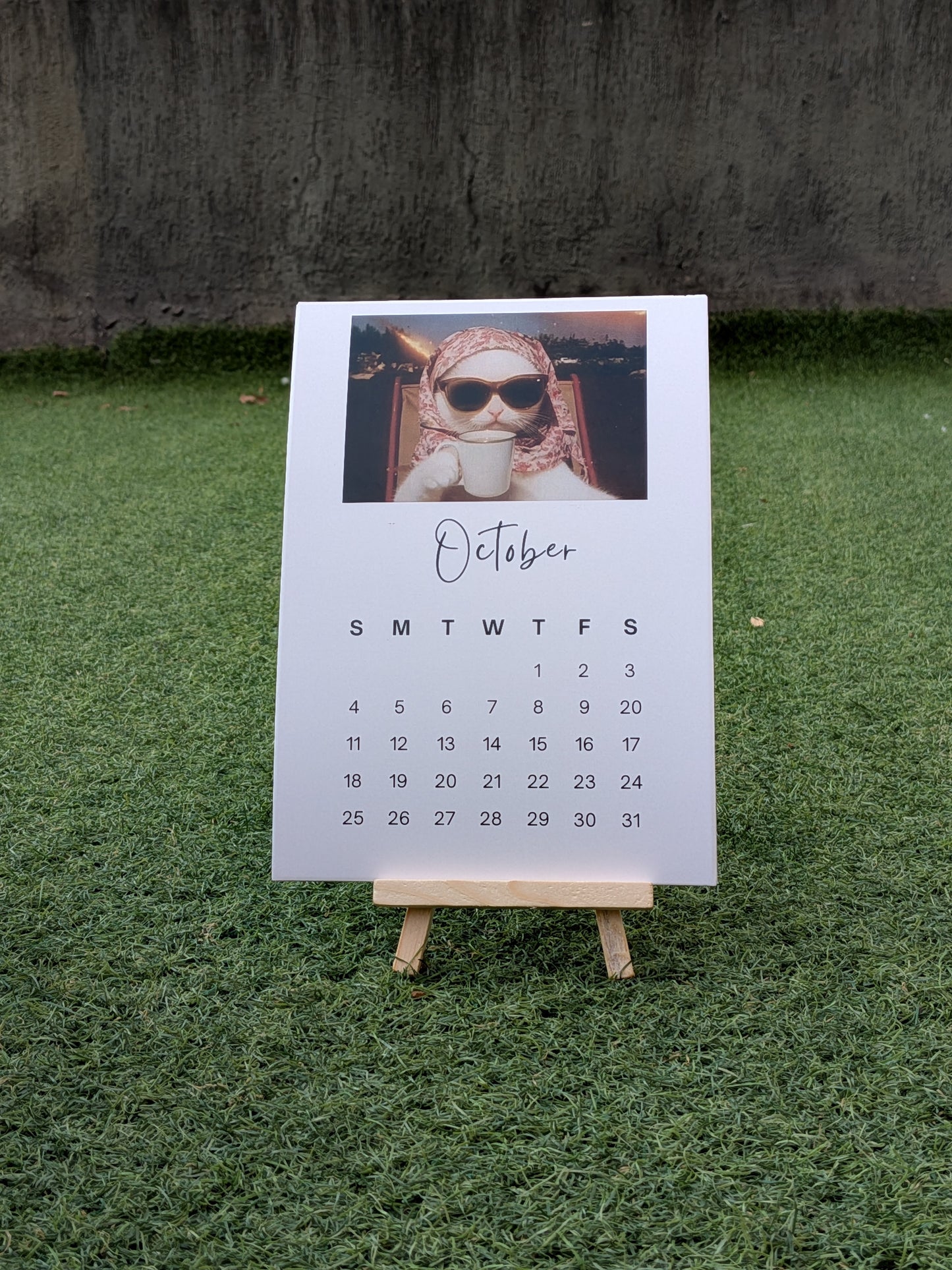 Purrfectly Unhinged – Funny Cat Meme Calendar 2026