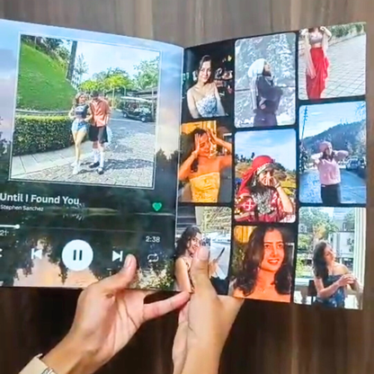 Personalised Birthday Magazine with 15–20 photos, wishes, and quotes. Ideal for friends, partners, milestone birthdays, and birthday keepsakes.