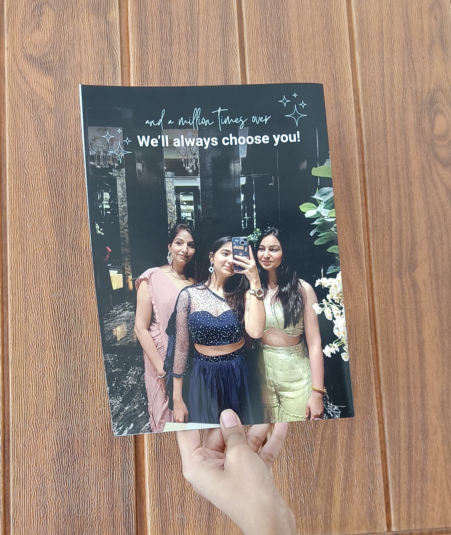 Custom Birthday Magazine with 15–20 photos and personalised messages. Perfect for milestone birthdays, friends, partners, and memorable keepsakes. Dubai
